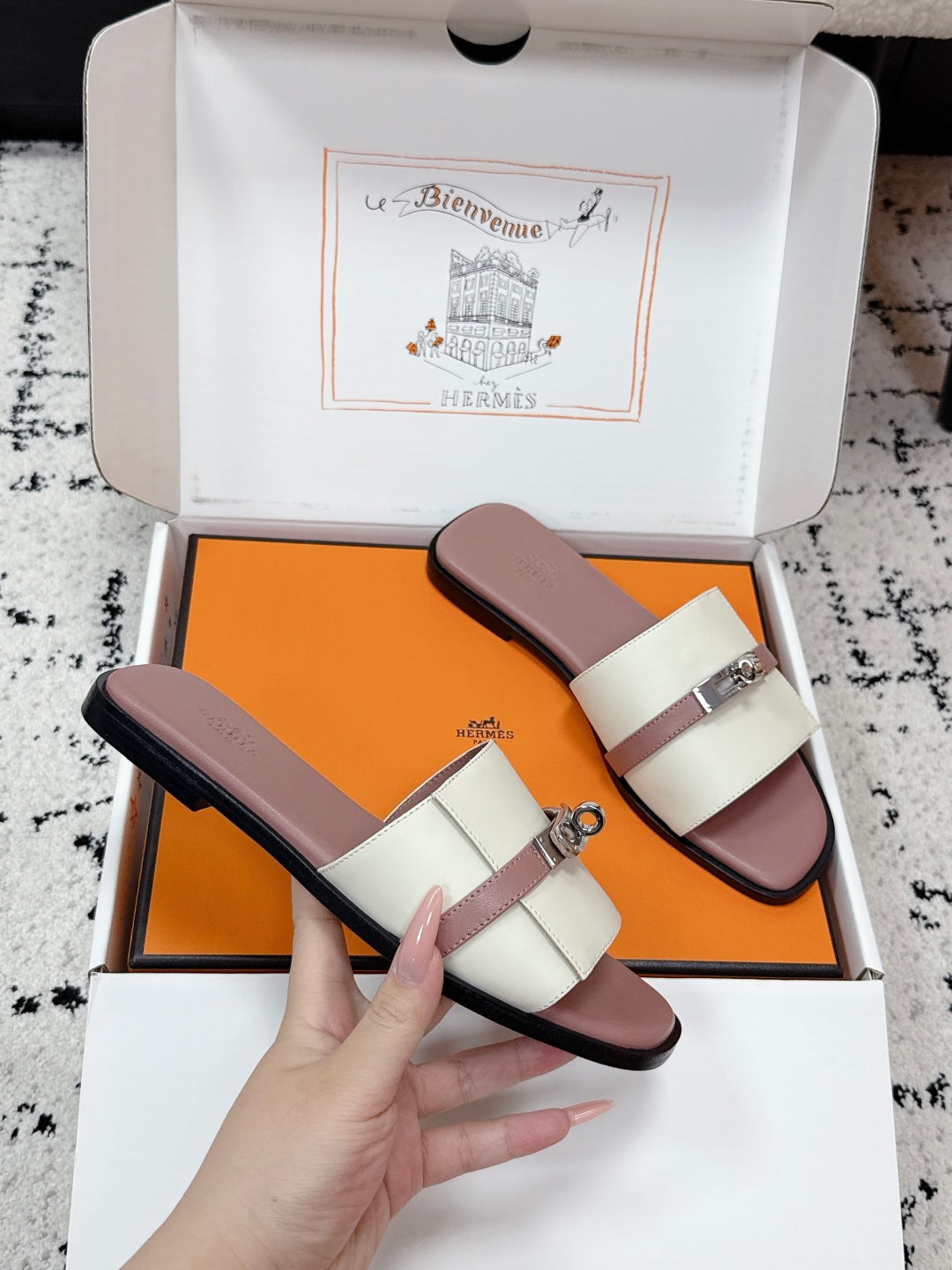 Hermes 2026 Giulia Sandal Calfskin