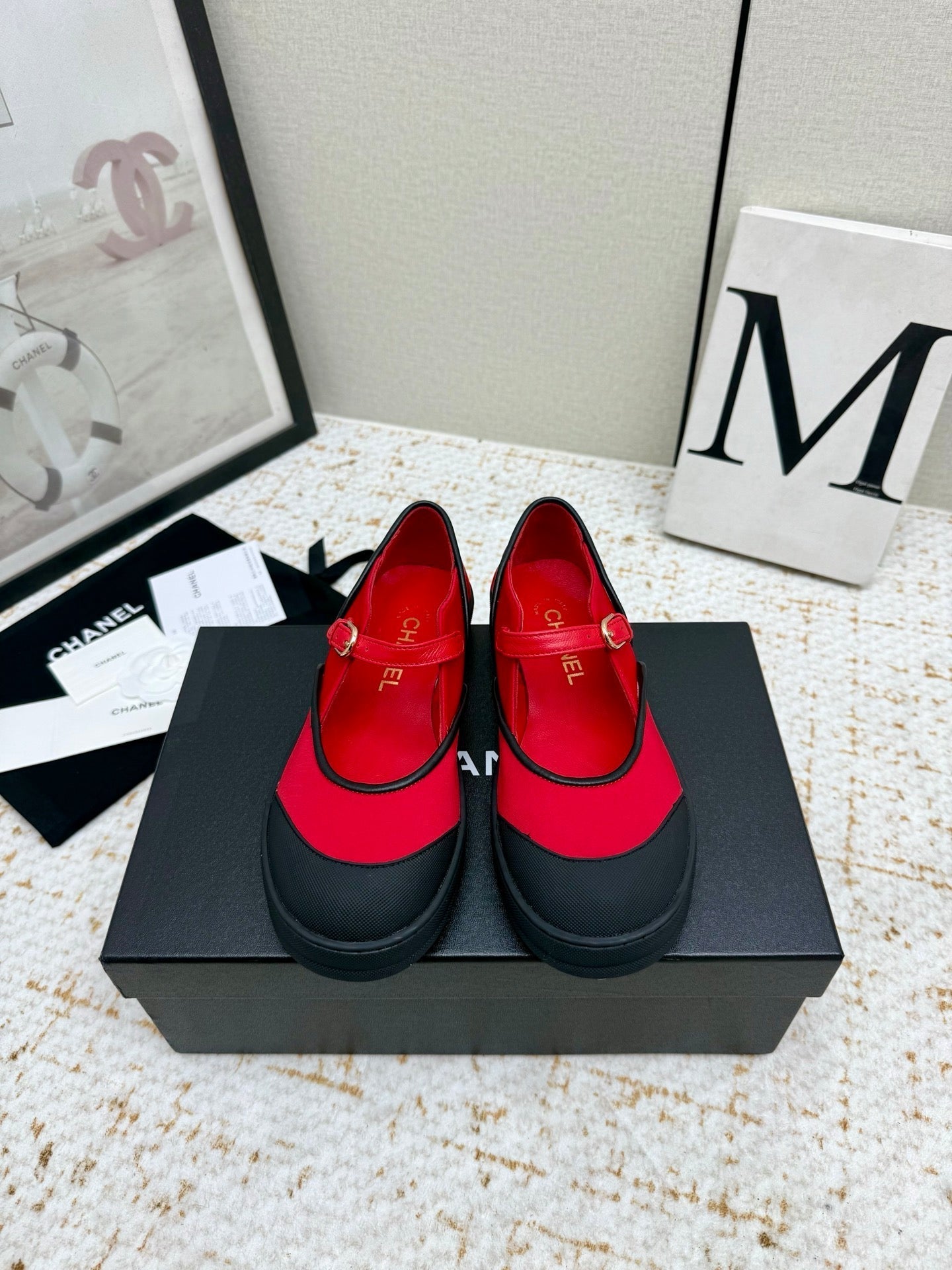Chanel 2026 Coco Beach Mary Jane Shoes Synthetic Fabric Rubber 790967