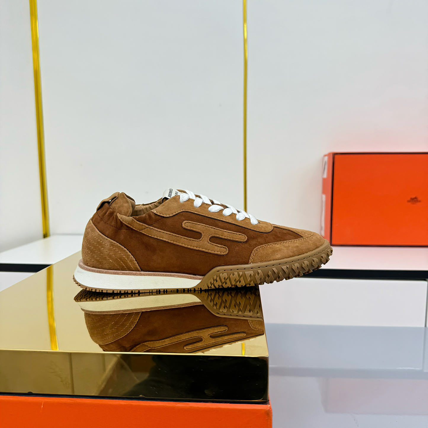 HM 2026 Casual Sneakers Brown Suede 667355