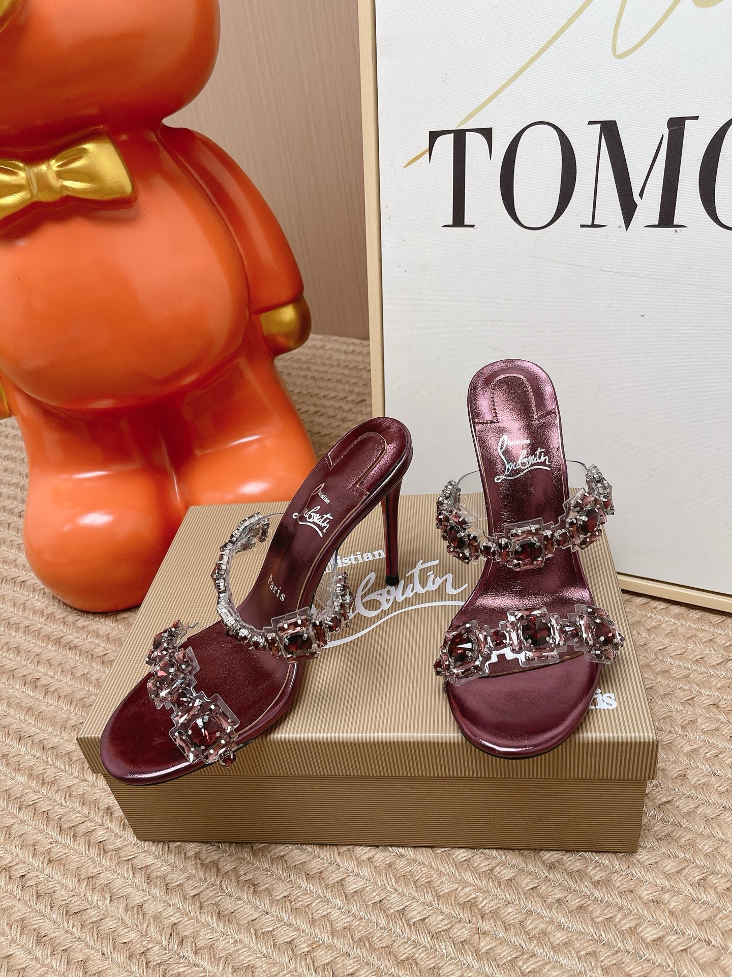 Christian Louboutin Just Jewel Strass Mules 855235