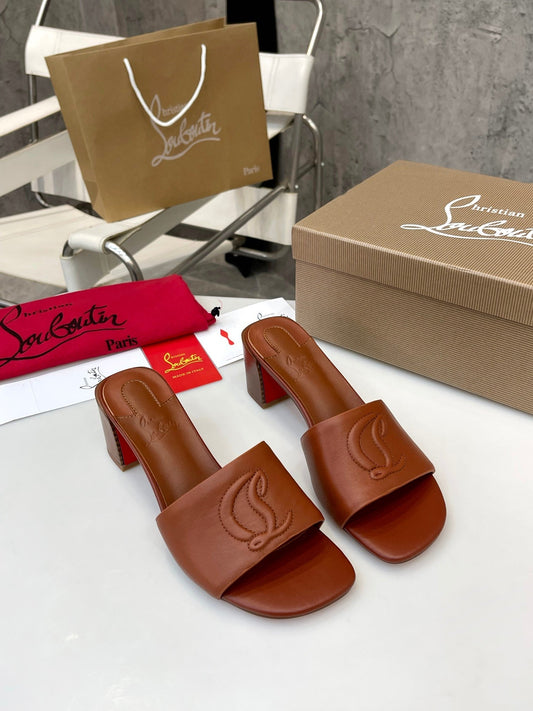 Christian Louboutin 2026 So CL 55mm Mules Leather 780407