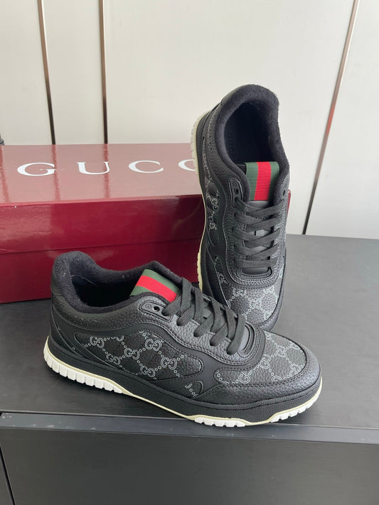 GG 26 Couple Sneakers Black Cowhide 631673
