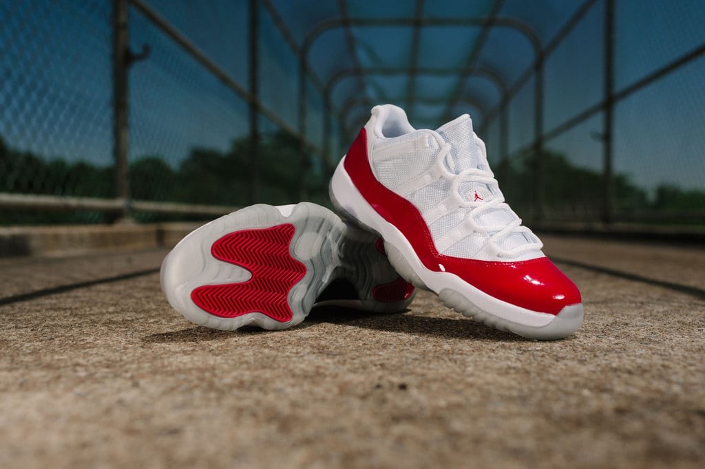 Jordan 11 Retro Low Cherry Sneakers - All-Day Comfort | Sought-After