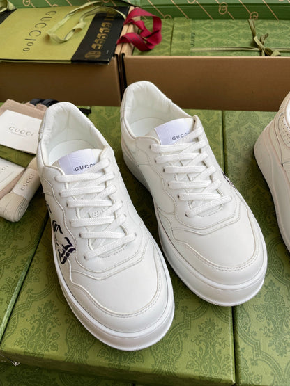 GG 26 Sneaker White Black Calfskin 632885