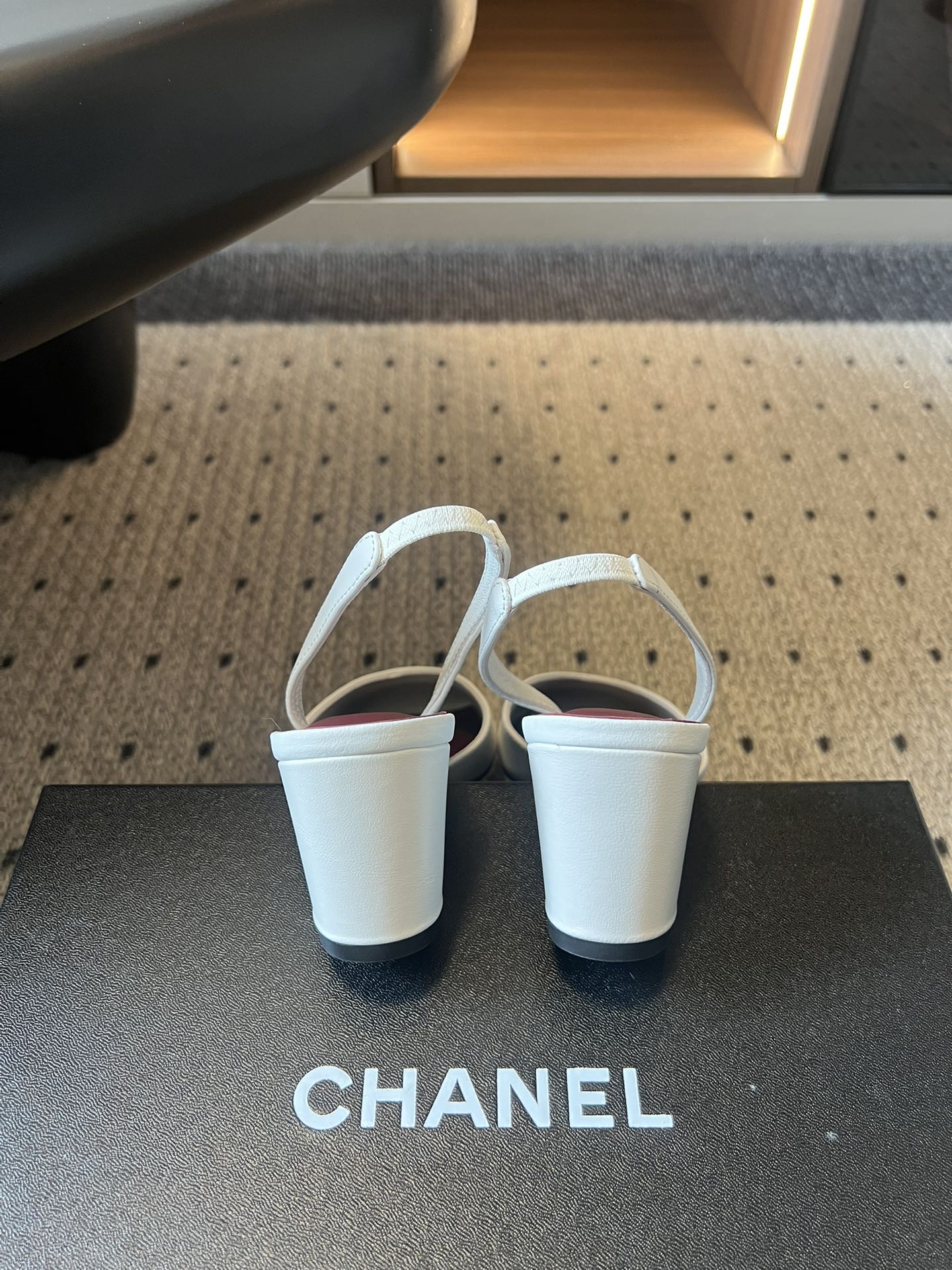 Chanel 2026 Square Toe Slingback Leather