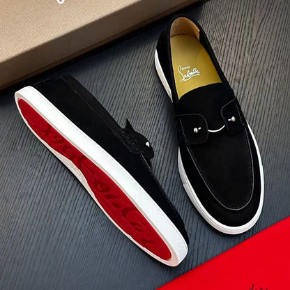 Christian Louboutin Chambeliboat Loafer Black Suede