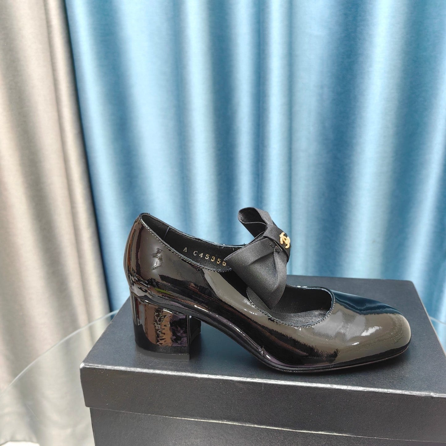 Chanel 2026 Bow Mary Jane Shoe Calfskin Patent Leather 711731