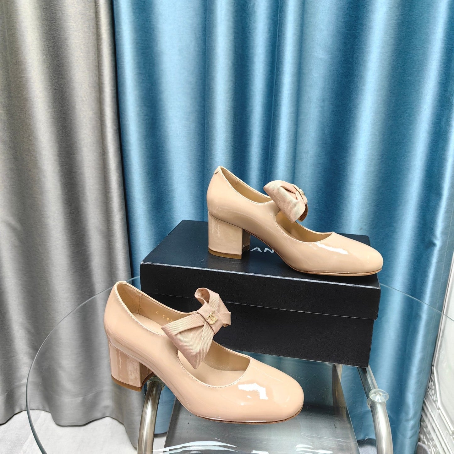 Chanel 2026 Bow Mary Jane Shoe Calfskin Patent Leather 711731
