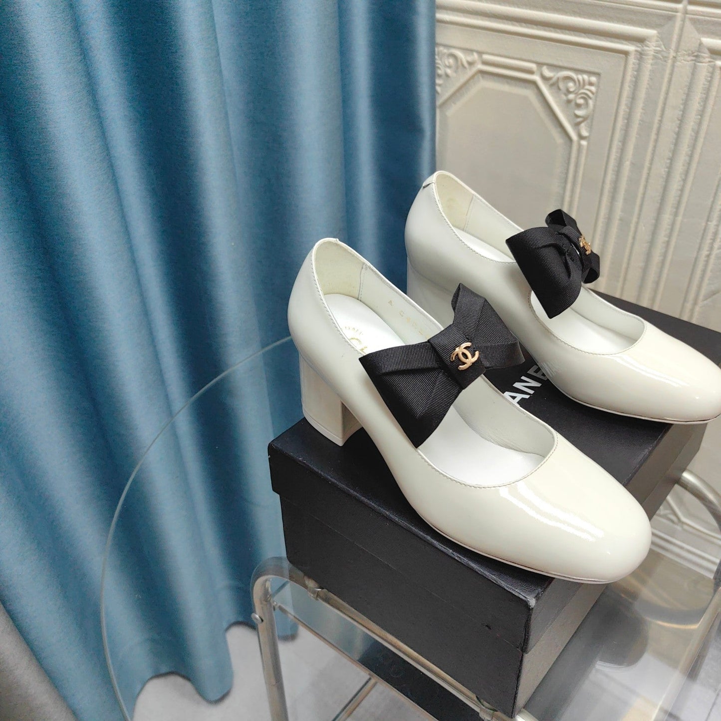 Chanel 2026 Bow Mary Jane Shoe Calfskin Patent Leather 711731