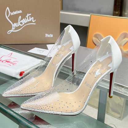 Christian Louboutin Degrastrass PVC 100mm Pump 833134