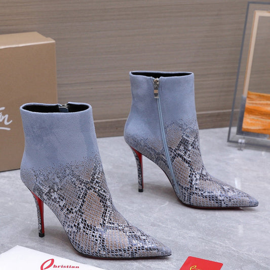 Christian Kondora Metallic Injected Boot Suede 863891