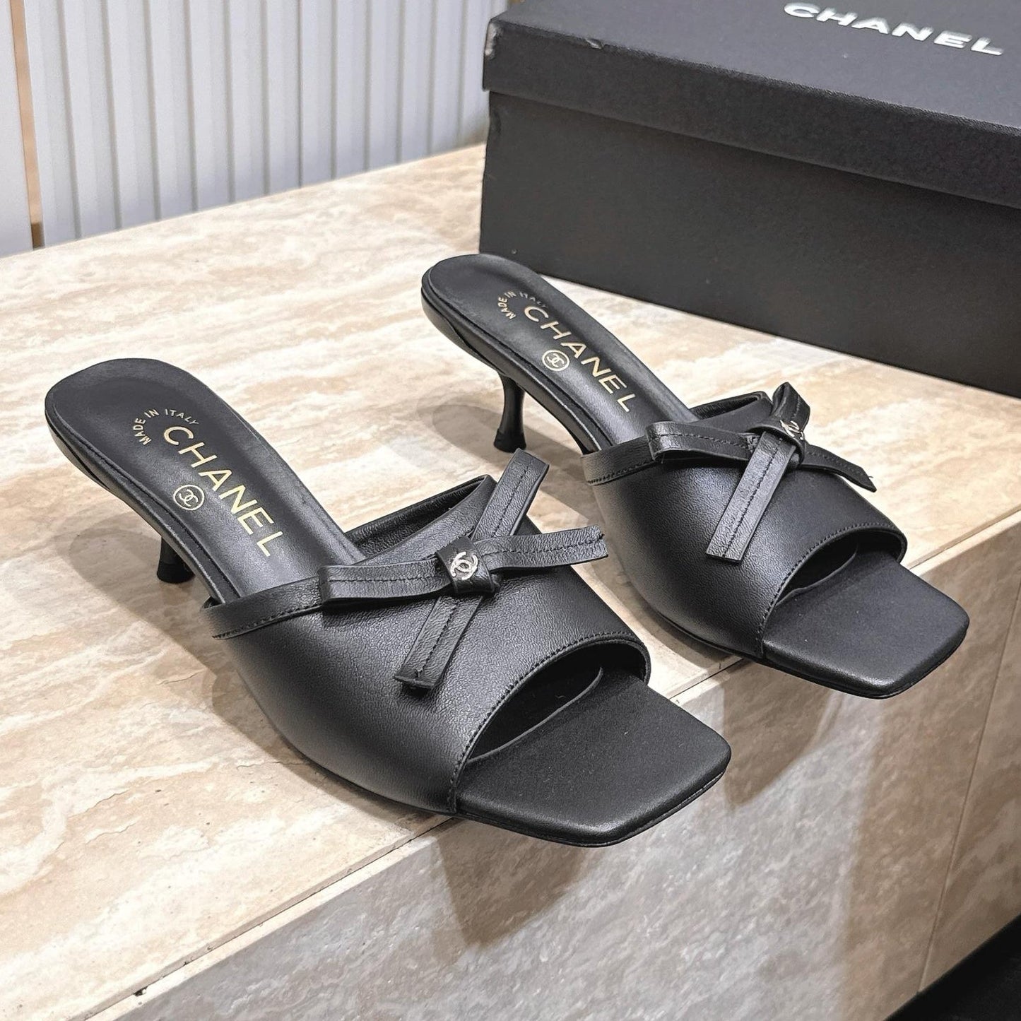 Chanel 2026 Bow Mule 45mm Calfskin 899005