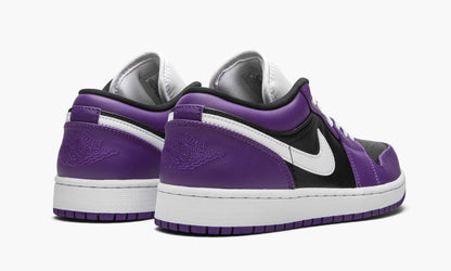 Air Jordan 1 Low Court Purple Sneakers - Court Icon | Hype Sneaker