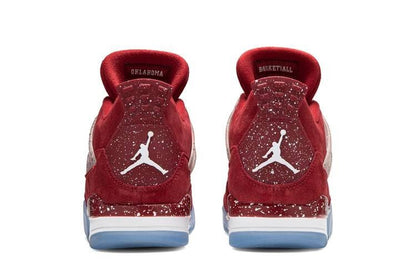 Air Jordan 4 Retro Oklahoma Sooners Sneakers - Heritage Edition