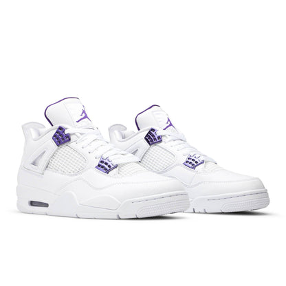 Air Jordan 4 Retro Purple Metallic CT8527-115 Sneakers - Hall of Fame