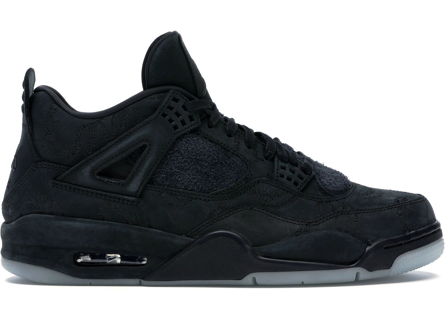 Air Jordan 4 x KAWRS Black Sneakers - Signature Series | Trending Sneakers