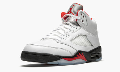 Air Jordan 5 Retro Fire Red Silver Tongue 2020 Sneakers - Pro-Level