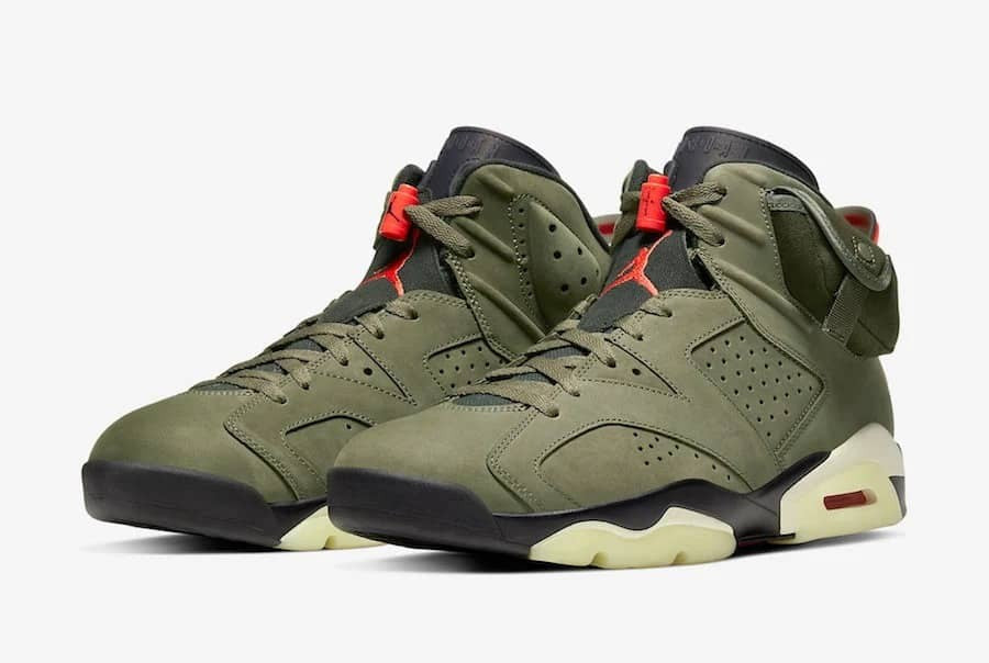Air Jordan 6 Retro Cactus Jack Sneakers - Limited Edition