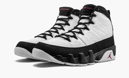 Air Jordan 9 Retro White Black Red 2016 Release Sneakers - Authentic