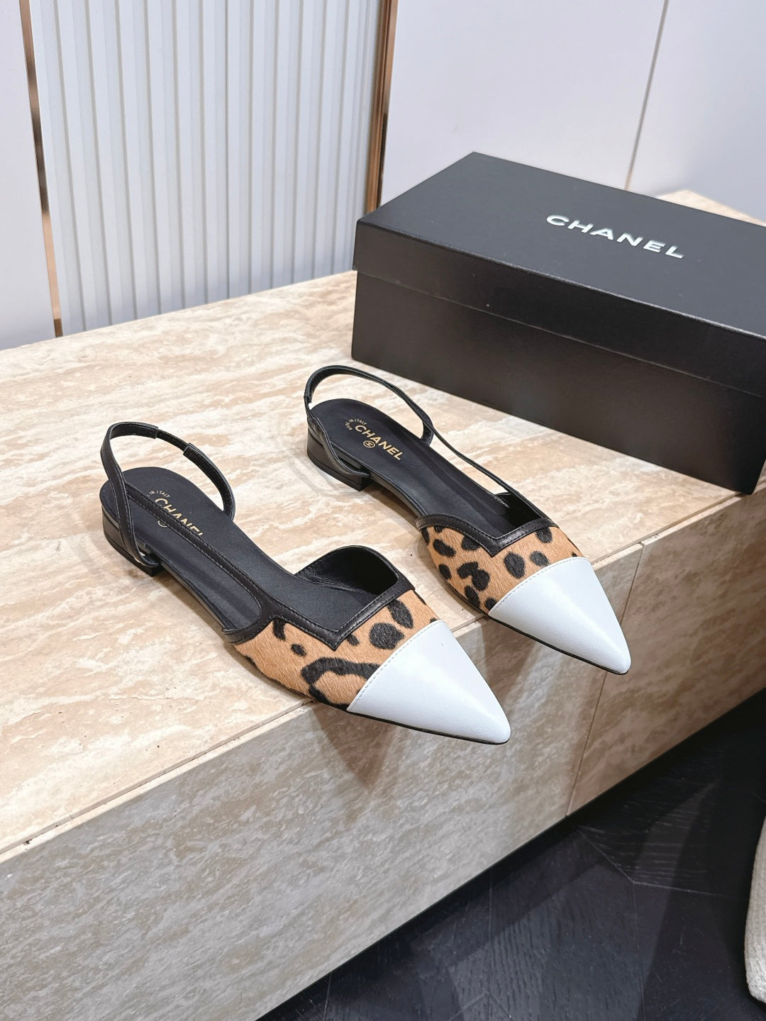 Chanel 2026 Slingback Fabric Calfskin 898954