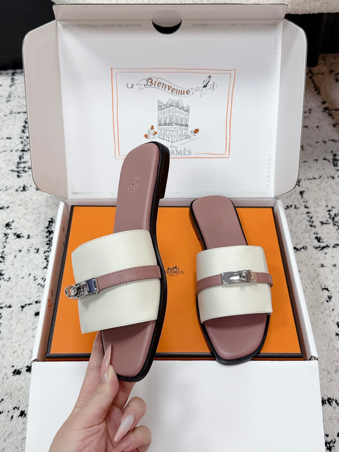 Hermes 2026 Giulia Sandal Calfskin