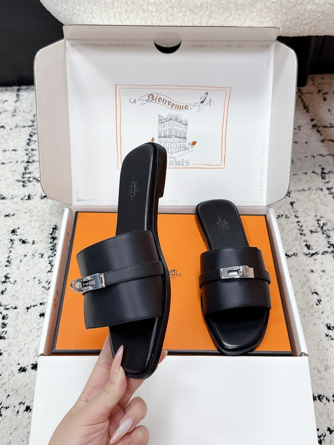 Hermes 2026 Giulia Sandal Calfskin