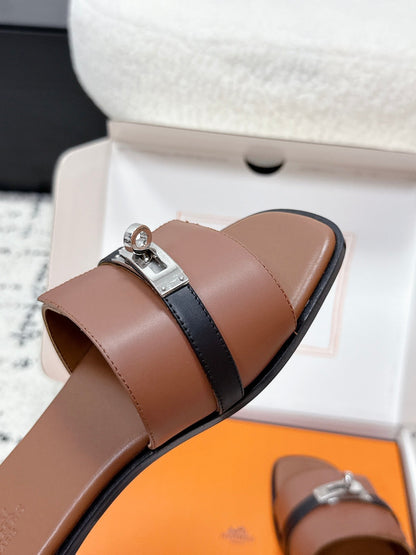 Hermes 2026 Giulia Sandal Calfskin