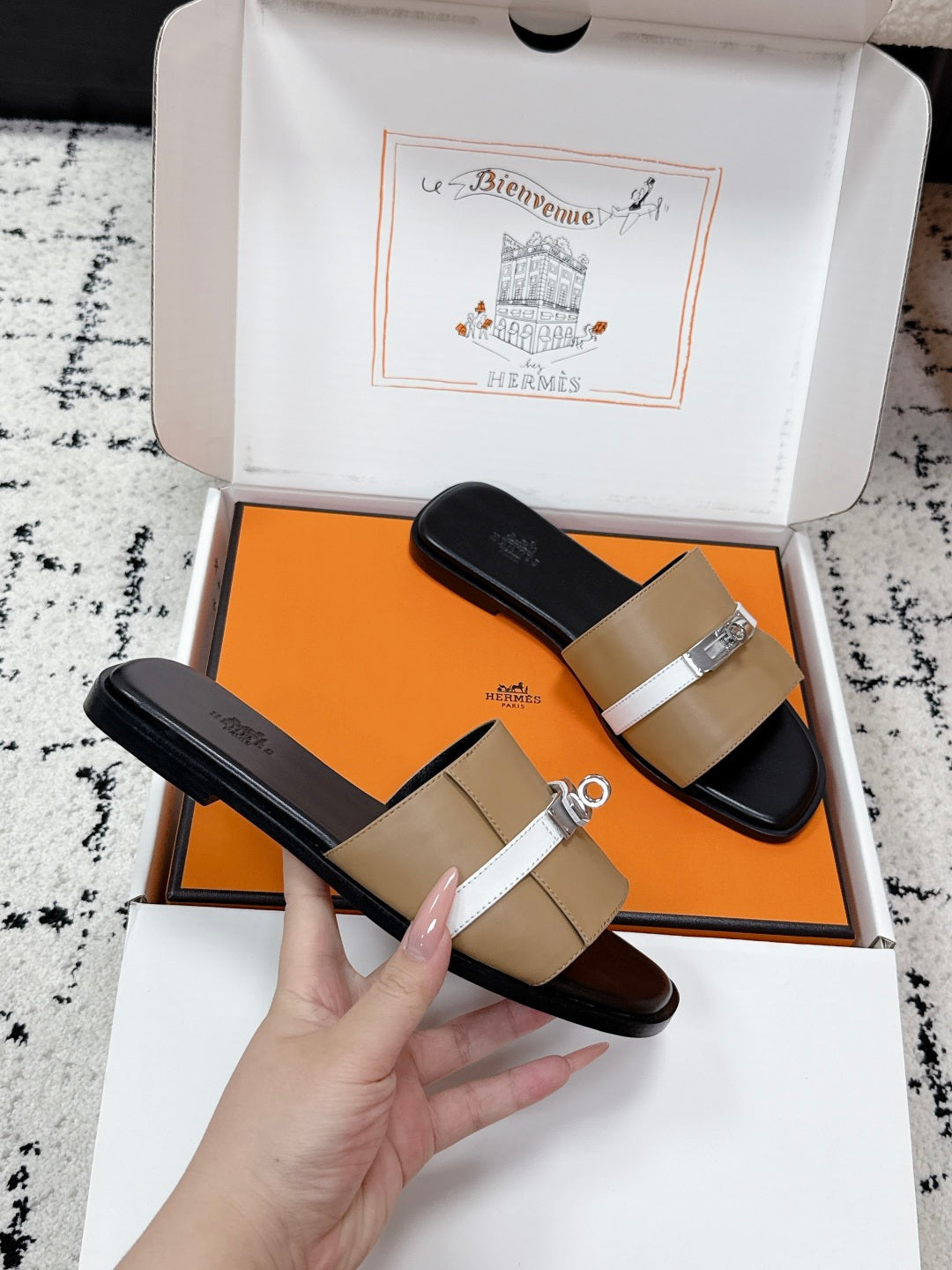 Hermes 2026 Giulia Sandal Calfskin