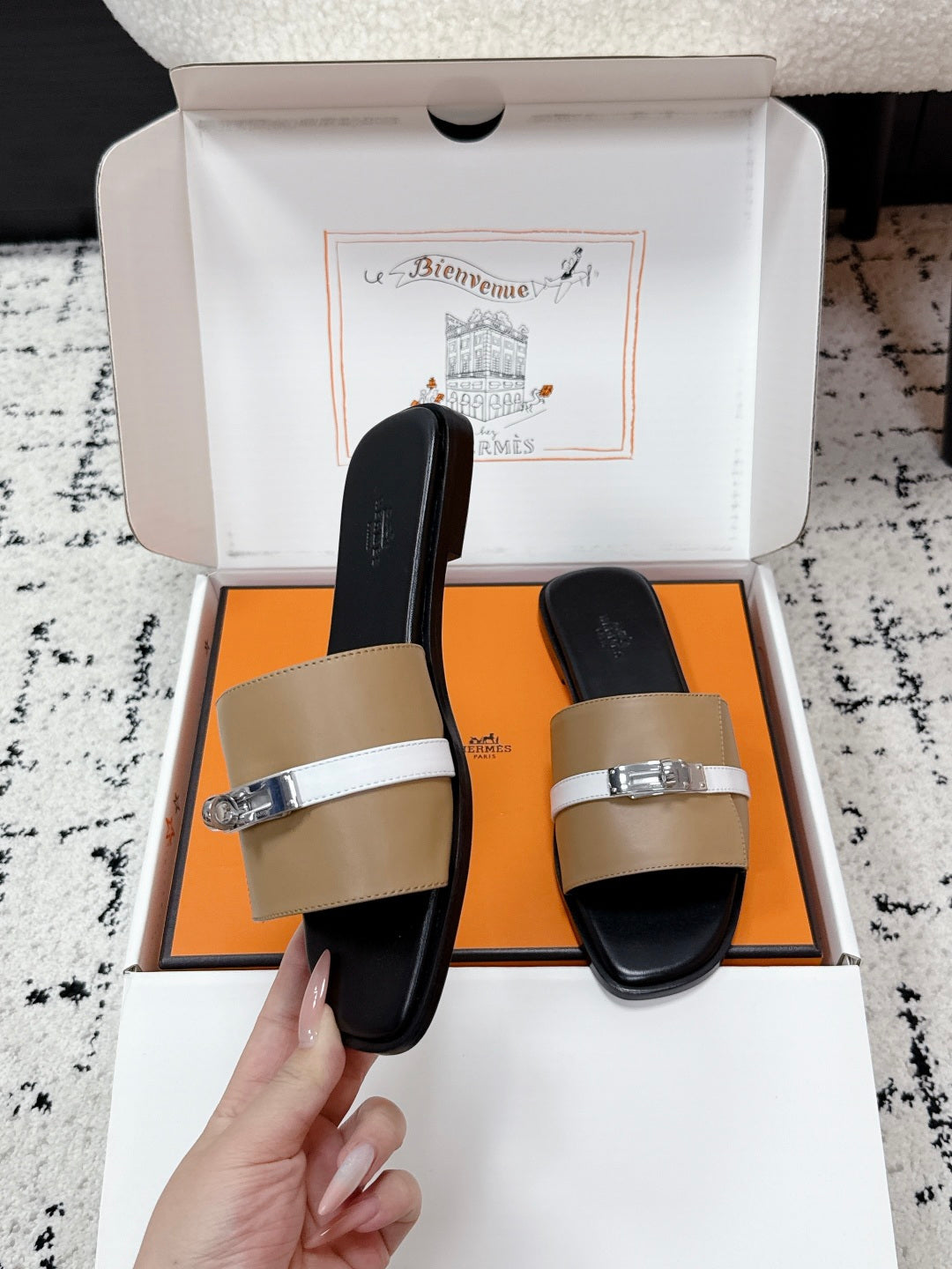 Hermes 2026 Giulia Sandal Calfskin