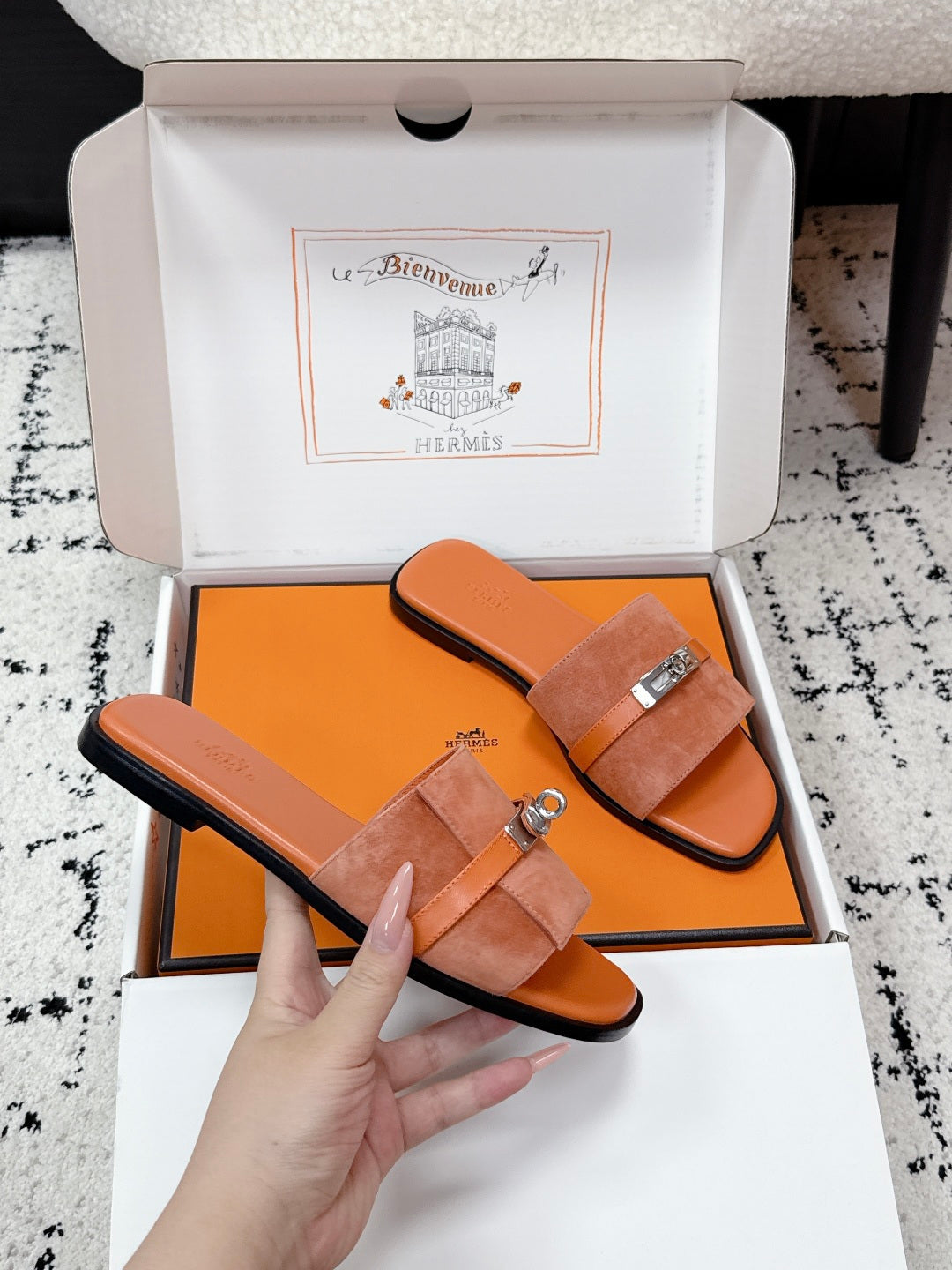 Hermes 2026 Giulia Sandal Calfskin