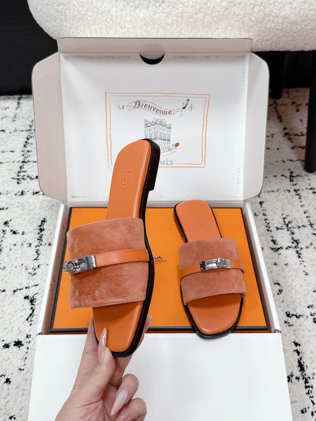 Hermes 2026 Giulia Sandal Calfskin