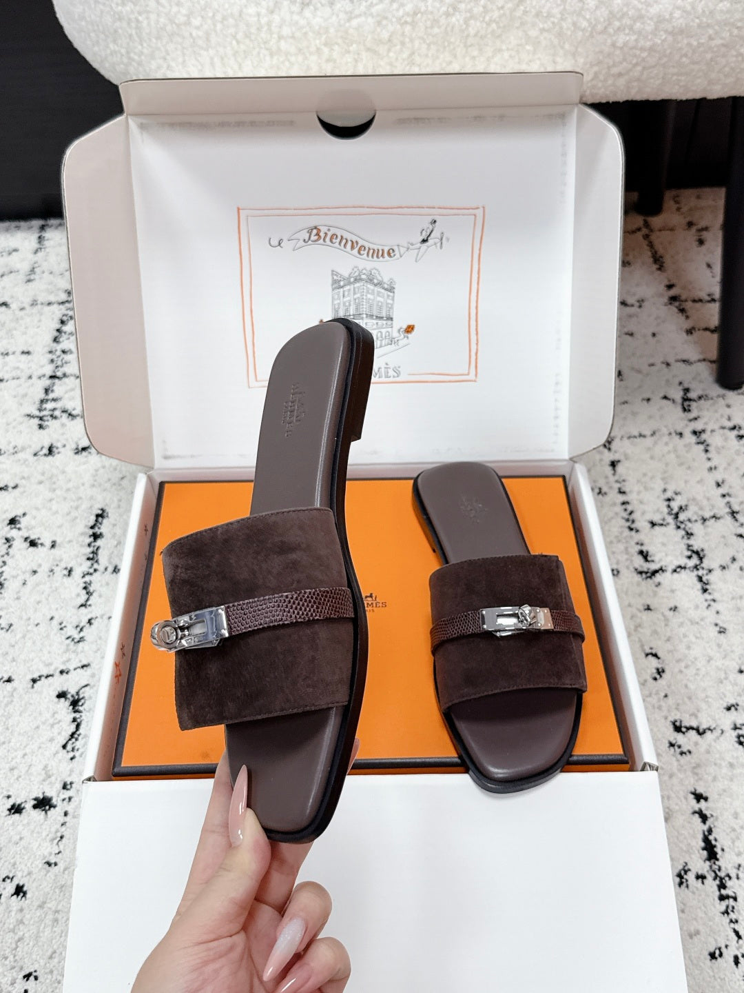 Hermes 2026 Giulia Sandal Calfskin