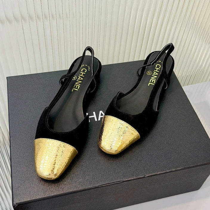 Chanel 2026 Classic Slingback Flats 10mm Sheepskin 781046