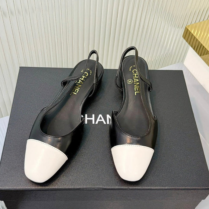 Chanel 2026 Classic Slingback Flats 10mm Sheepskin 781046