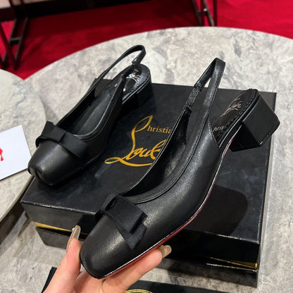 Christian Louboutin Mamadrague Slingback Pumps Leather 825307