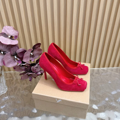 Christian Louboutin 2026 Cassia Nodo 100mm Pumps Crepe-Satin 776028