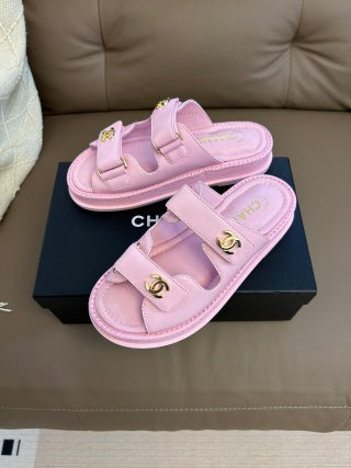 Chanel 2026 Slipper Women's Open Sandals Leather 779323