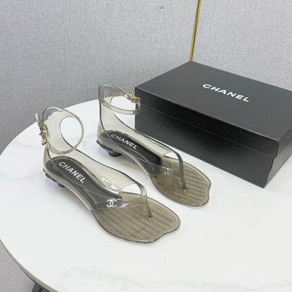 Chanel 2026 Thong Sandals CPU Crystal Lining 801673