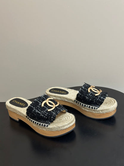 Chanel 2026 Classic Double C Buckle Slippers Sheepskin 834646