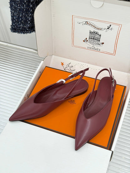 HM 2026 Slingback Flat Sheepskin 859718