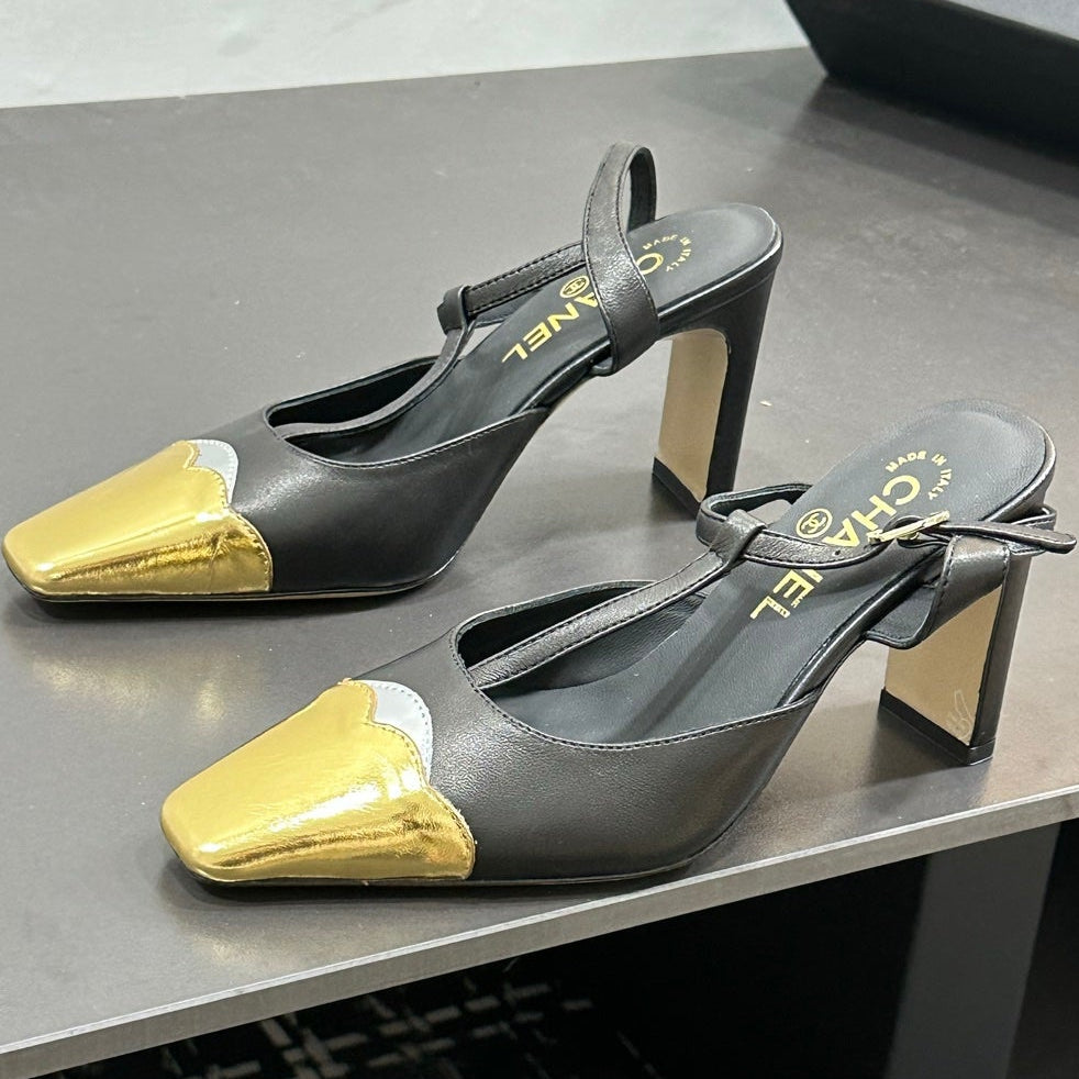 Chanel 2026 Slingback Pumps Leather Sheepskin 832516