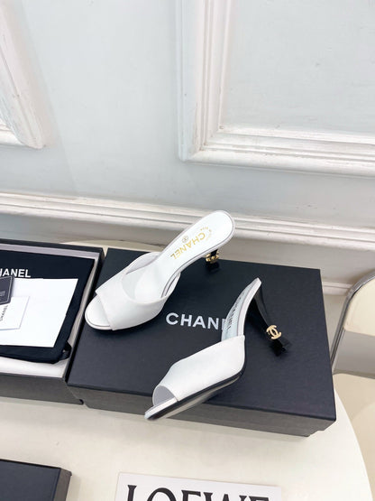 Chanel 2026 Mary Jane High Heels 9cm Lambskin Sheepskin Leather 832335