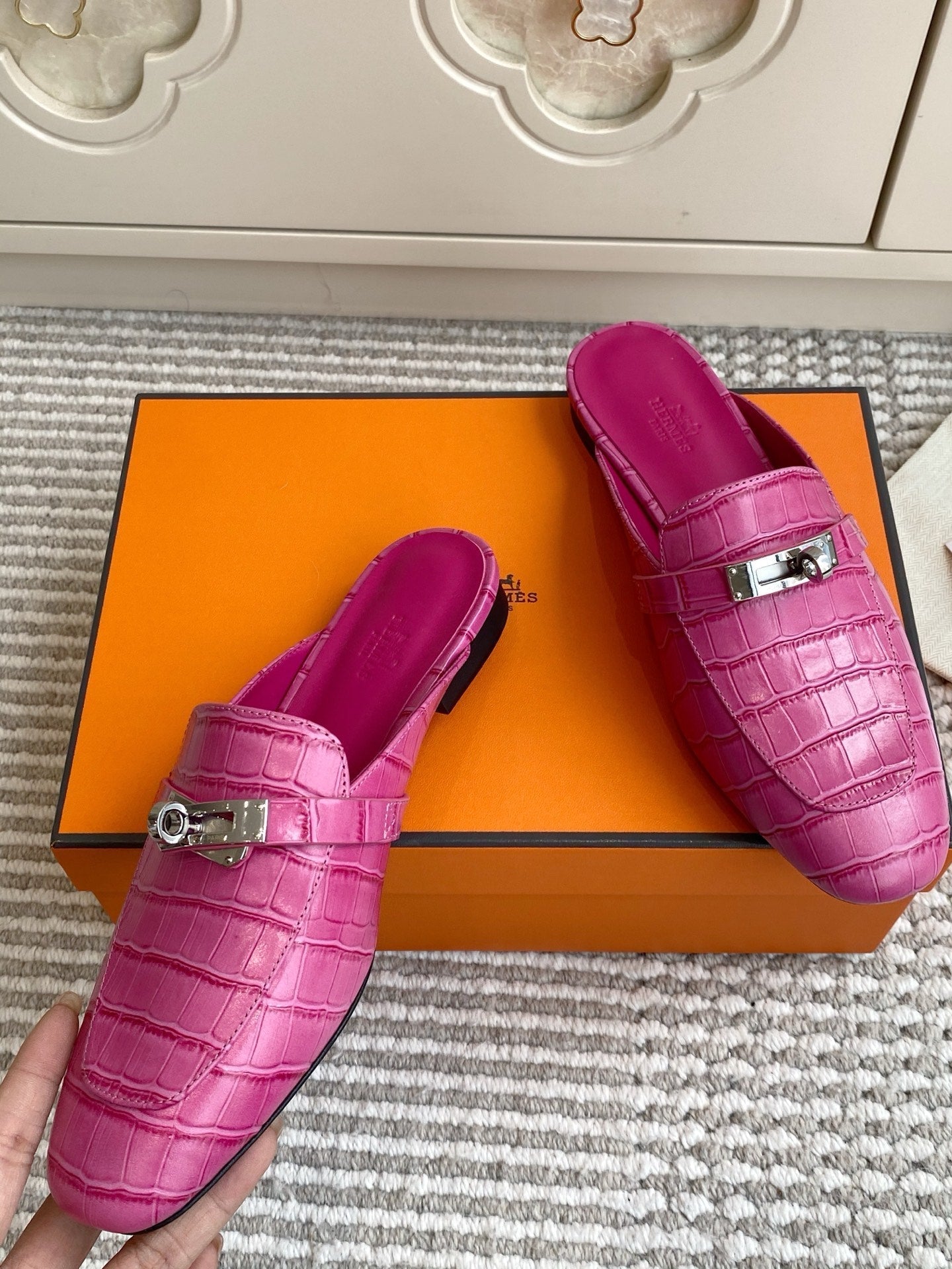 HM Oz Mules Calfskin 858870