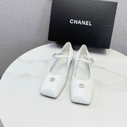 Chanel 2026 Mary Jane Ballet Flat Suede Sheepskin 904515
