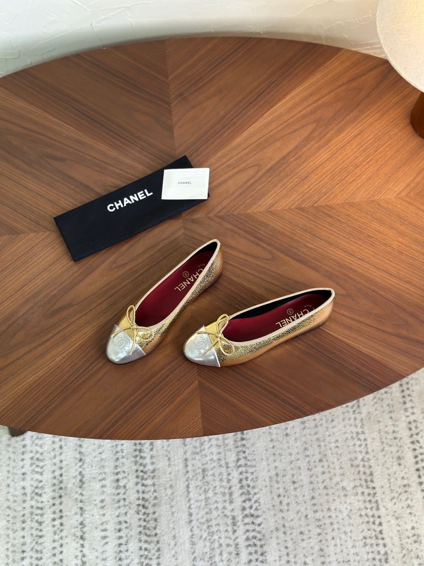 Chanel 2026 Ballet Flat Lambskin And Suede 907860