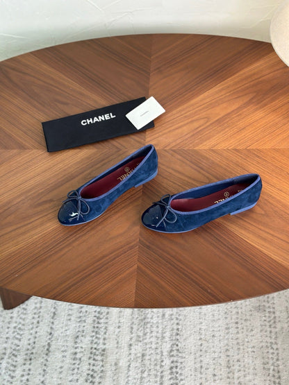 Chanel 2026 Ballet Flat Lambskin And Suede 907860