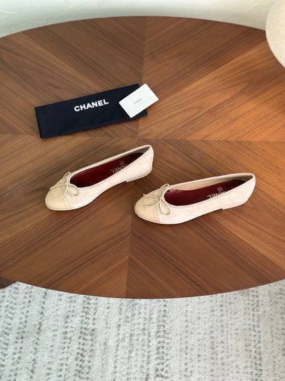 Chanel 2026 Ballet Flat Lambskin And Suede 907860
