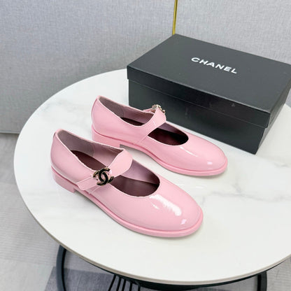Chanel 2026 Ballet Flat Glossy Leather 904496