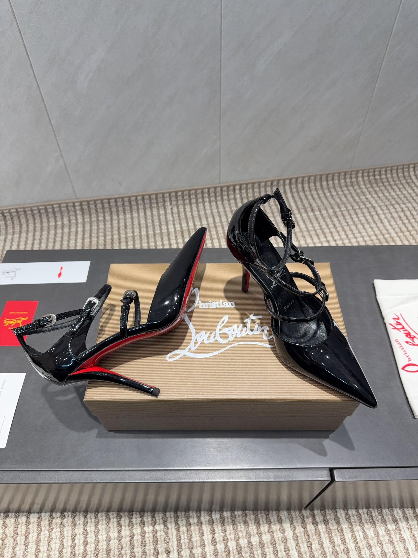 CL 26SS High Heel Pump 100 Black Patent Leather 613869