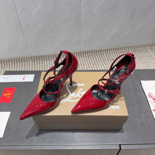 CL 26SS High Heel Pump 100 Red Patent Leather 613871